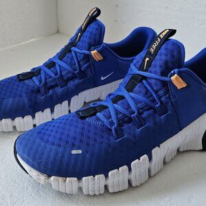 Nike Free Metcon 5 Racer Sneaker In Racer Blue/Sundial White Men's Size 12